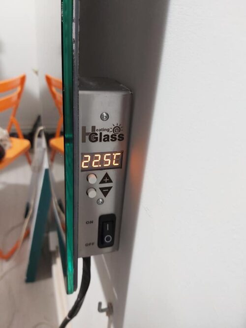 panel grzewczy na podczerwień z termostatem